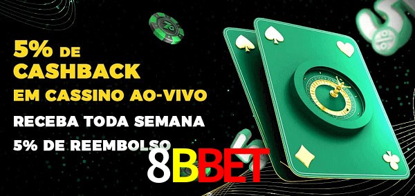 Promoções do cassino ao Vivo 8BBET